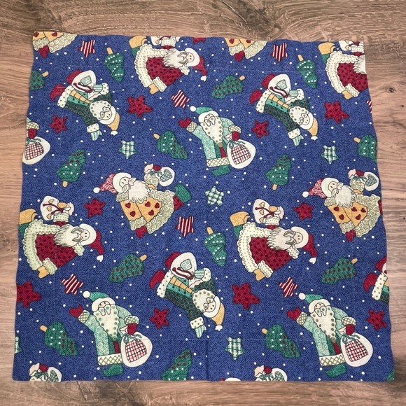 Set of 2 Quilted Santa Claus Placemats Christmas Holiday Decor - Picture 4 of 8